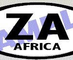 OVL402 Africa Oval Decal