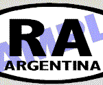 OVL404 ArgentinaOval Decal