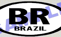 OVL407 Brazil Oval Decal