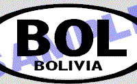 OVL408 Bolivia Oval Decal