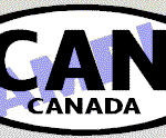 OVL410 Canada Oval Decal