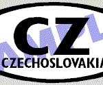 OVL416 Czechoslovakia Oval Decal