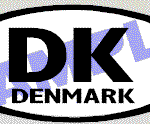 OVL417 Denmark Oval Decal