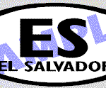 OVL419 El Salvador Oval Decal