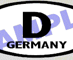 OVL422 Germany Oval Decal