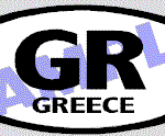 OVL423 Greece Oval Decal
