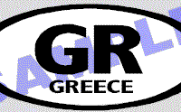  OVL423 Greece Oval Decal