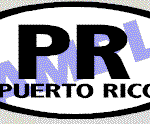 OVL433 Puerto Rico Oval Decal