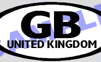  OVL440 United Kingdom Oval Decal
