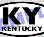 OVL466 Kentucky Oval Decal