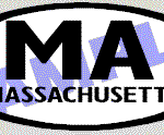 OVL470 Massachusetts Oval Decal