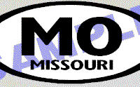  OVL474 Missouri Oval Decal