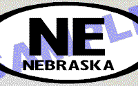  OVL476 Nebraska Oval Decal