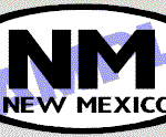 OVL480 New Mexico Oval Decal