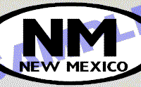  OVL480 New Mexico Oval Decal