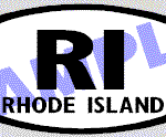 OVL488 Rhode Island Oval Decal