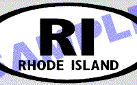 OVL488 Rhode Island Oval Decal