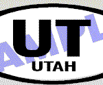 OVL493 Utah Oval Decal