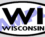 OVL498 Wisconsin Oval Decal