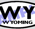 OVL499 Wyoming Oval Decal