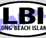 OVL500 Long Beach Island Oval Decal