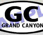 OVL502 Grand Canyon Oval Decal
