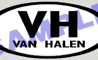 OVL506 Van Halen Oval Decal