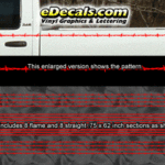 PSD112 Barbed Wire Universal Fit Pinstripe Kit