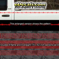  PSD112 Barbed Wire Universal Fit Pinstripe Kit