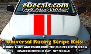 RSS903 Universal Dual Offset Racing Stripe Kit