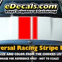 RSS904 Universal Dual Offset Racing Stripe Kit w/pinstripe