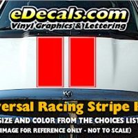 RSS906 niversal Dual Racing Stripe Kit w/pinstripe