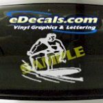 SPT100 Surfing Surfboard Sport Cartoon Decal
