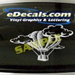 SPT106 Hot Air Balloon Ride Sport Cartoon Decal