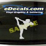 SPT109 Ice Skater Sport Cartoon Decal
