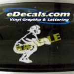 SPT120 Baseball Catcher Sport Cartoon Decal
