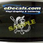 SPT122 Baseball Softball Mascot Sport Cartoon Decal