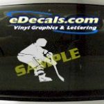 SPT139 Hockey Player Sport Cartoon Decal
