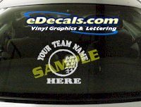  SPT146 Add Your Name Golf Ball Sport Cartoon Decal