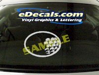  SPT148 Gold Ball Sport Cartoon Decal