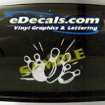 SPT153 Bowling Ball Pins Sport Cartoon Decal