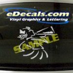 SPT166 Cheerleader Sport Cartoon Decal