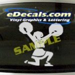 SPT167 Cheerleader Sport Cartoon Decal