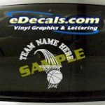 SPT169 Add Your Name Basketball Hoop Sport Cartoon Decal