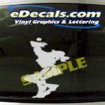 SPT193 Softball Fielder Sports Cartoon Decal