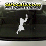SPT211 Football Sports Player Cartoon Decal