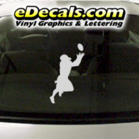  SPT211 Football Sports Player Cartoon Decal