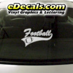 SPT218 Football Sports Name Cartoon Decal
