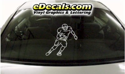 SPT219 Football Sports Player Cartoon Decal