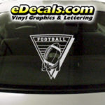 SPT220 Football Sports Graphic Cartoon Decal